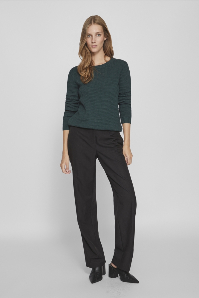 VIDALO O-NECK L/S KNIT TOP- NOOS 14082767 Ponderosa Pine